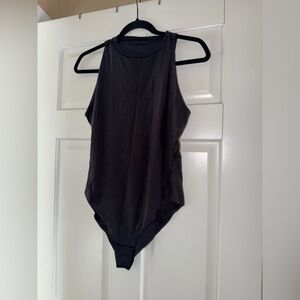 Lululemon Wundermost Ultra-Soft Nulu High-Neck Sleeveless Bodysuit Black Large